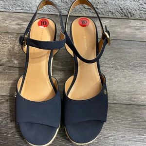 Tommy Hilfiger Women's Black Sandals